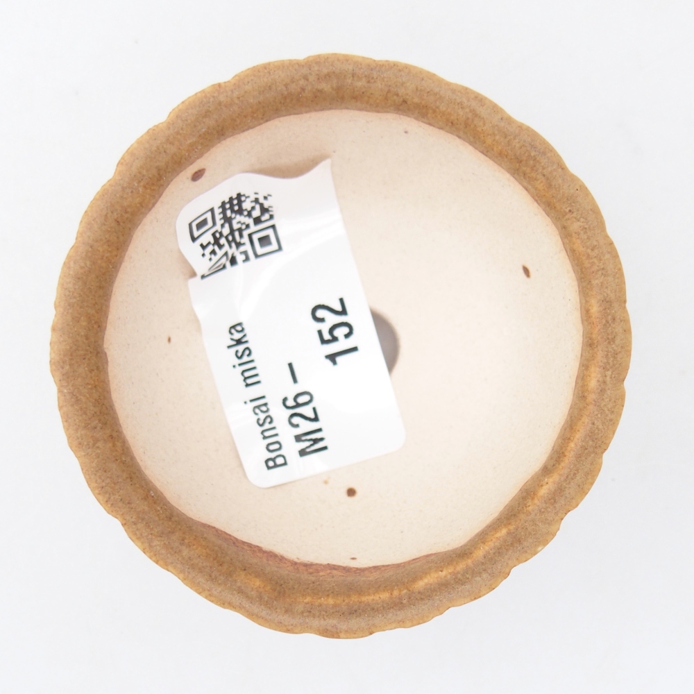 Mini bonsajová miska 5,5 x 5,5 x 3 cm, hnedá