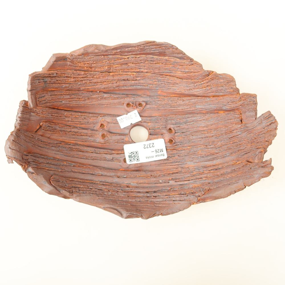 Keramická škrupina  22,5 x 16 x 8 cm, farba hnedá