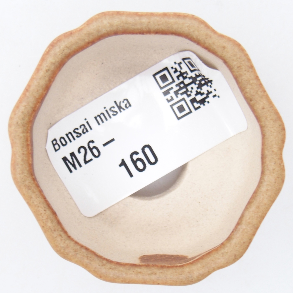 Mini bonsajová miska 4,5 x 4,5 x 2,5 cm, hnedá