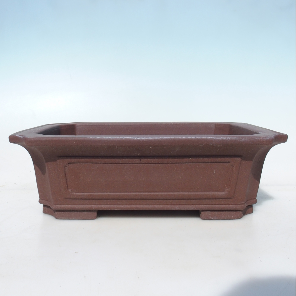 Miska na bonsaj 35,5 x 36,5 x 11 cm breza hnedá