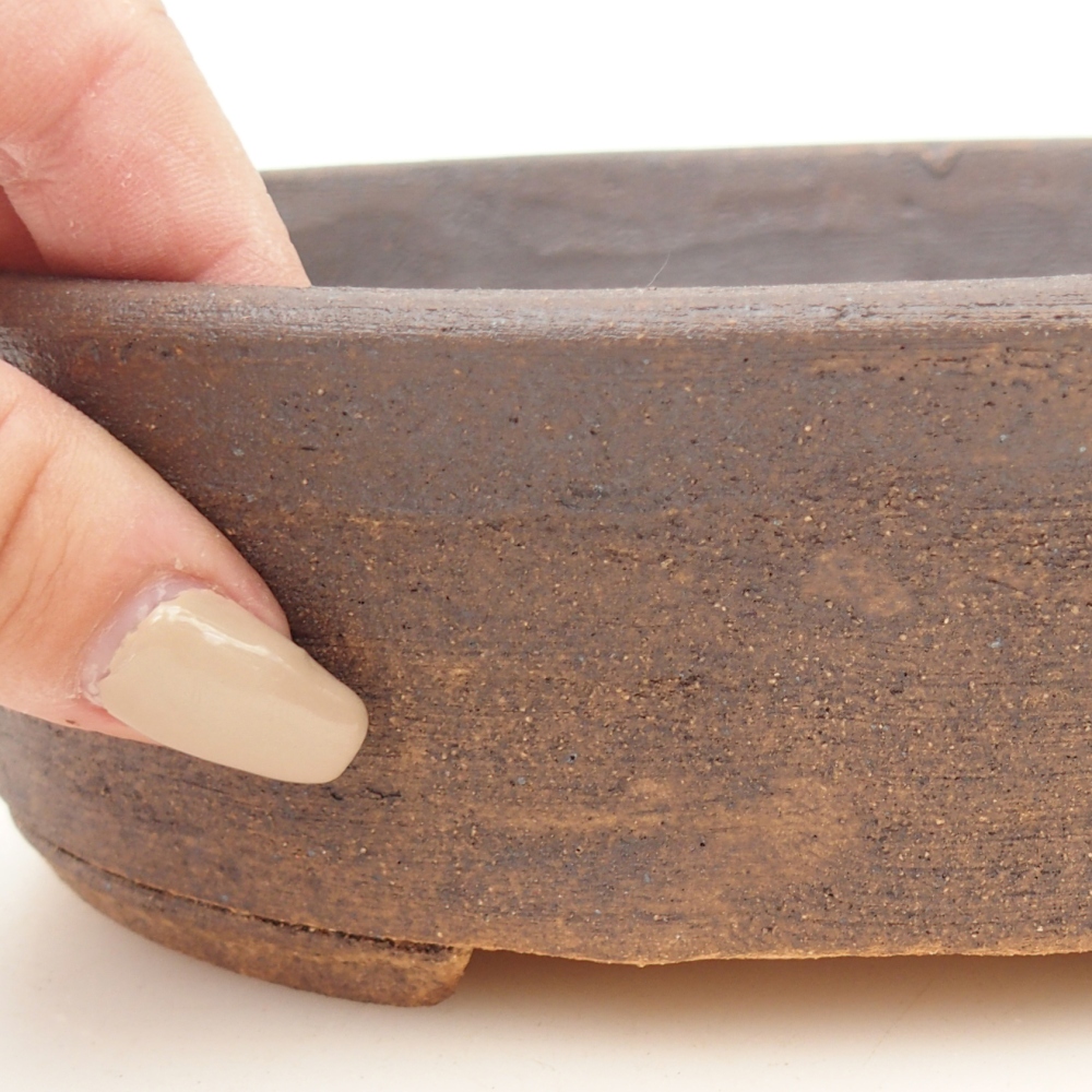Miska na bonsaj 19,5 x 16 x 6 cm , farba hnedá