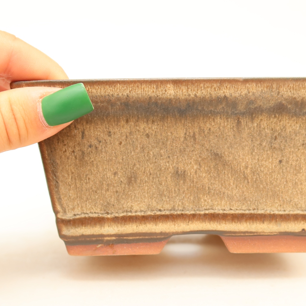 Keramická miska  14,5 x 12,5 x 7 cm, farba hnedá