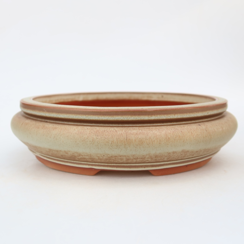 Keramická miska  23 x 23 x 7 cm, farba béžová