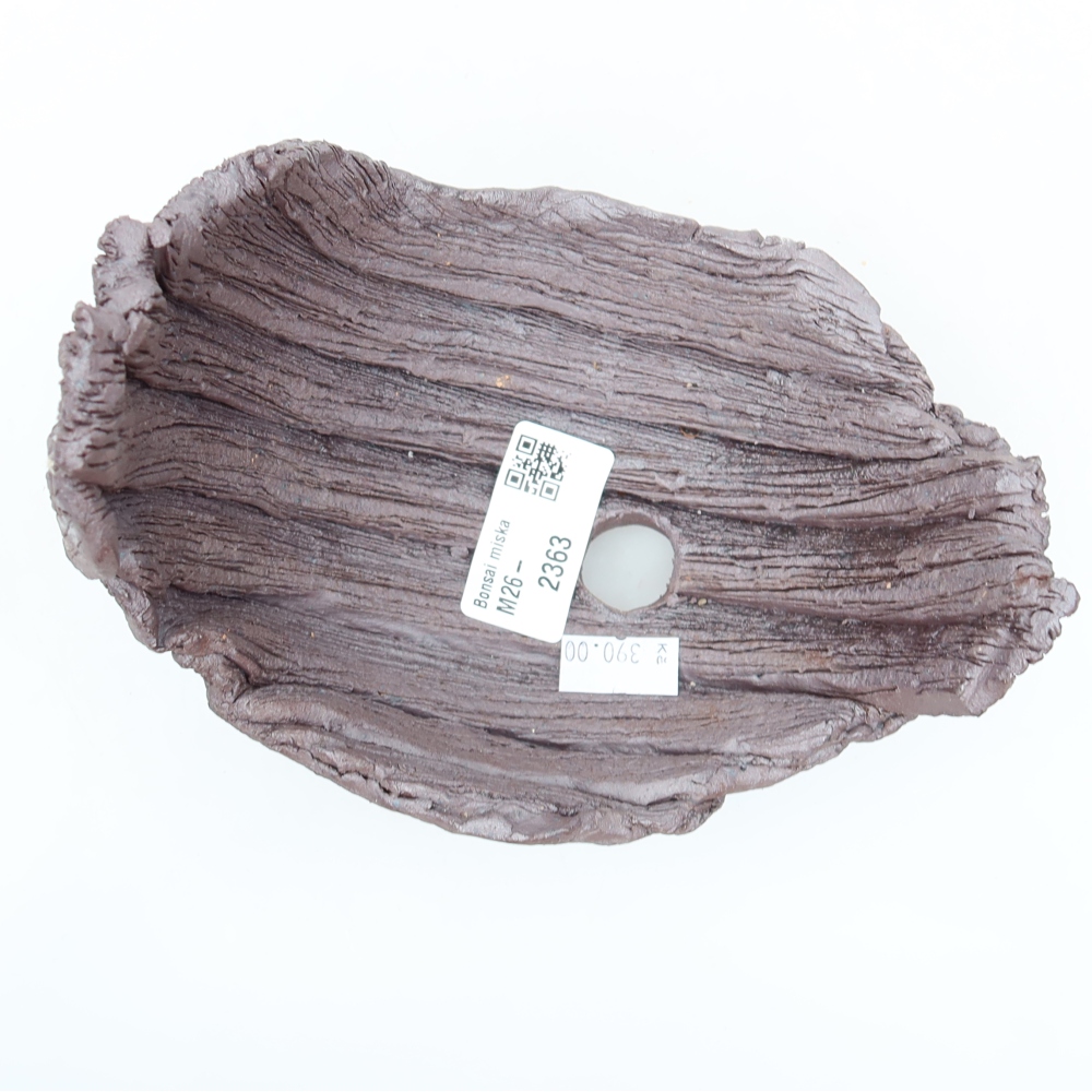 Keramická škrupina  14,5 x 11,5 x 13,5 cm, farba hnedá
