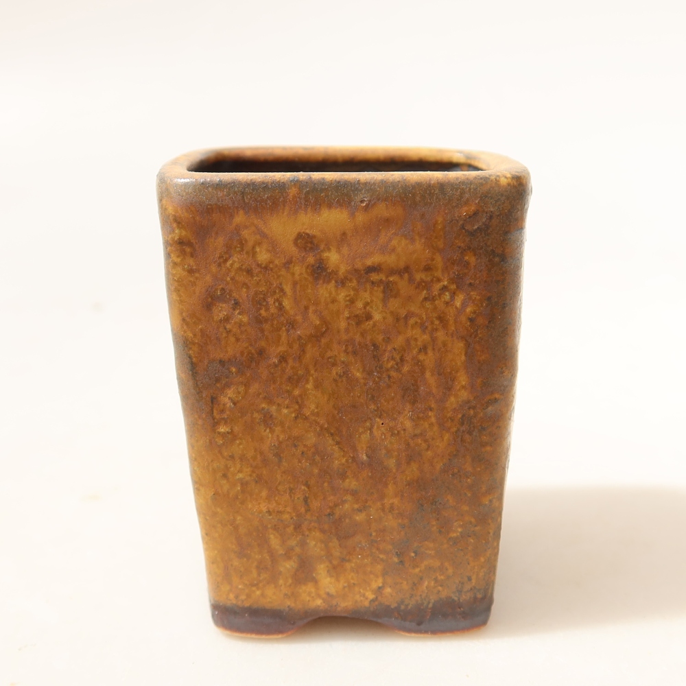 Keramická miska na bonsaje 5 x 5 x 6,5 cm, hnedá