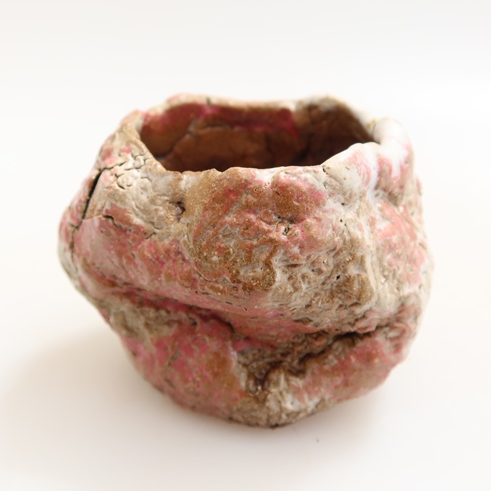 Keramická škrupina  4 x 4 x 5 cm, farba ružová