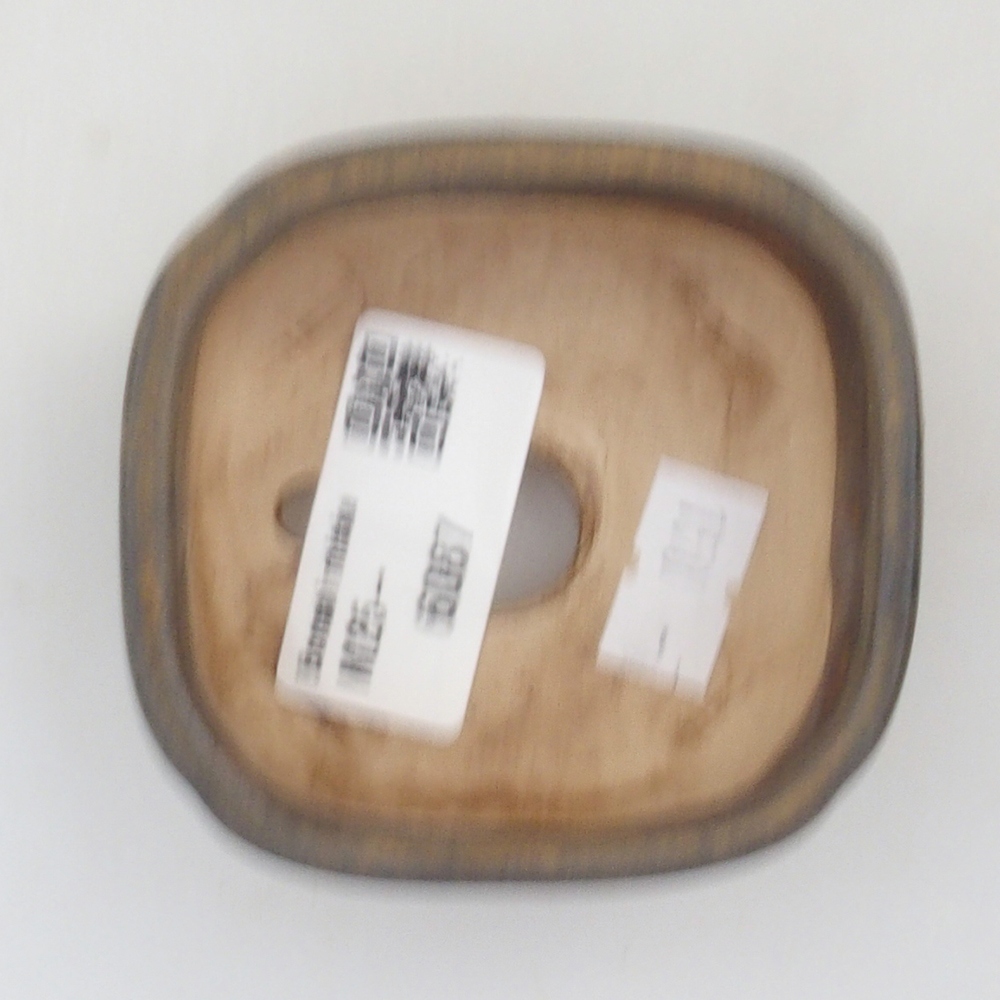Keramická bonsai miska 7,5 x 7,5 x 3,5 cm, farba hnedá