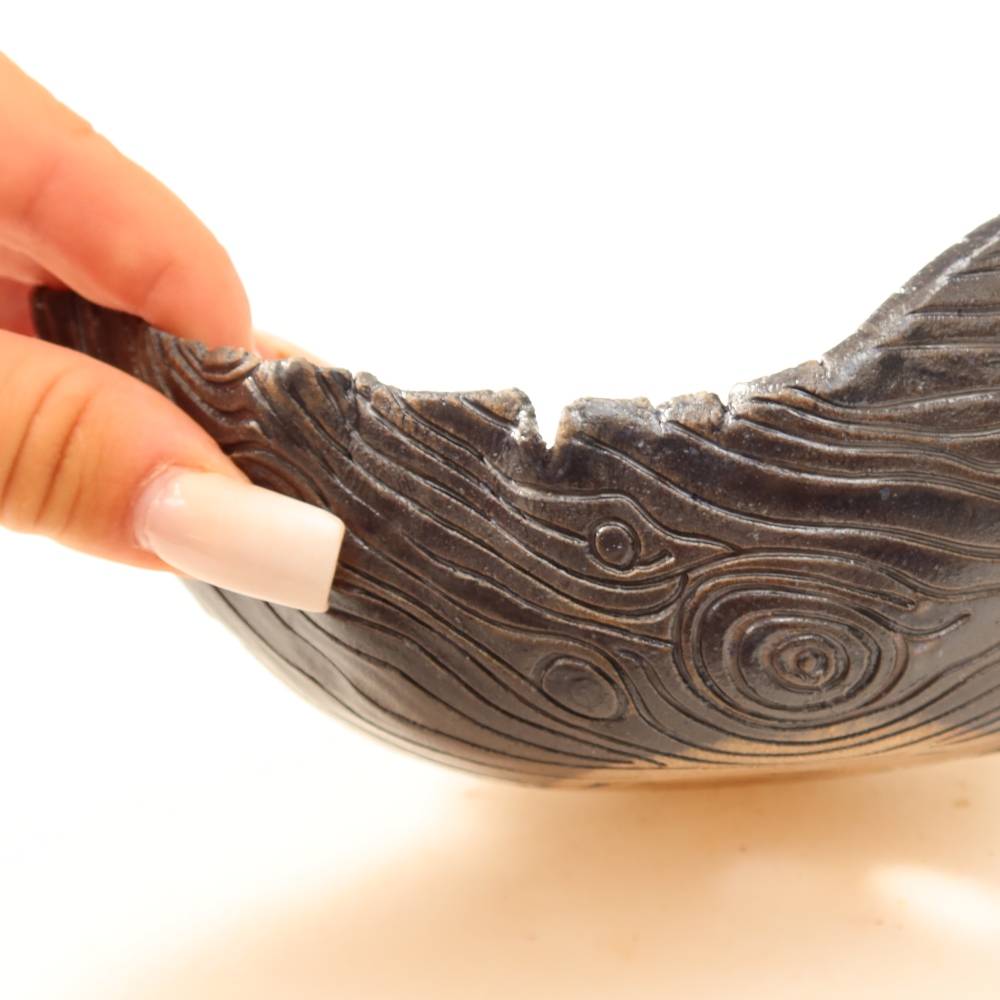 Keramická škrupina  15,5 x 12 x 6,5 cm, farba zelená