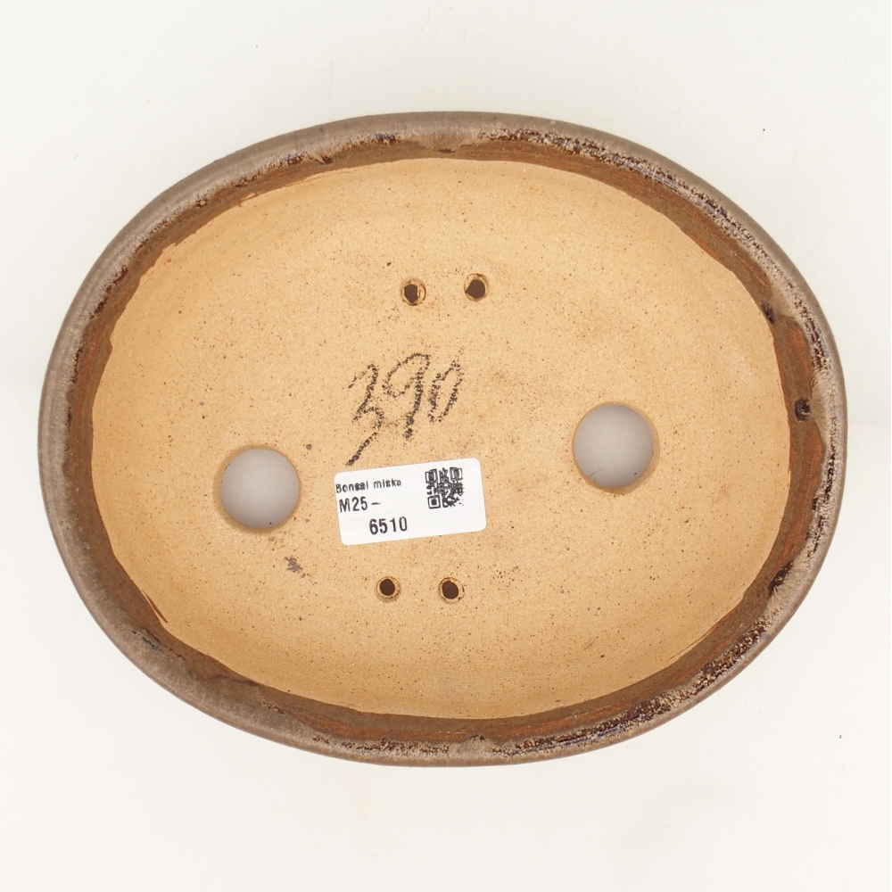 Miska na bonsaj 19,5 x 16 x 6 cm , farba hnedá
