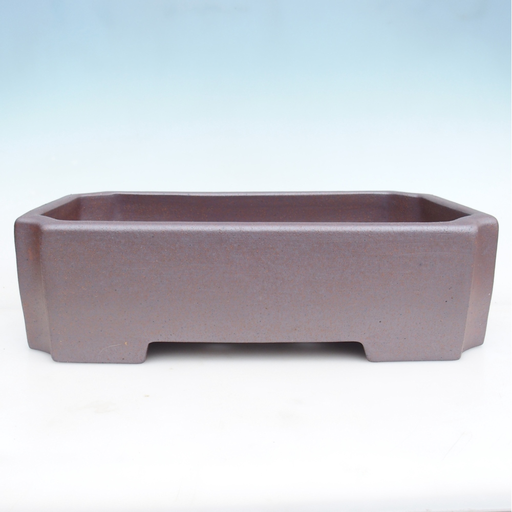 Keramická bonsajová miska 44 x 27 x 13 cm , kovová farba - len osobný odber alebo doprava na palete