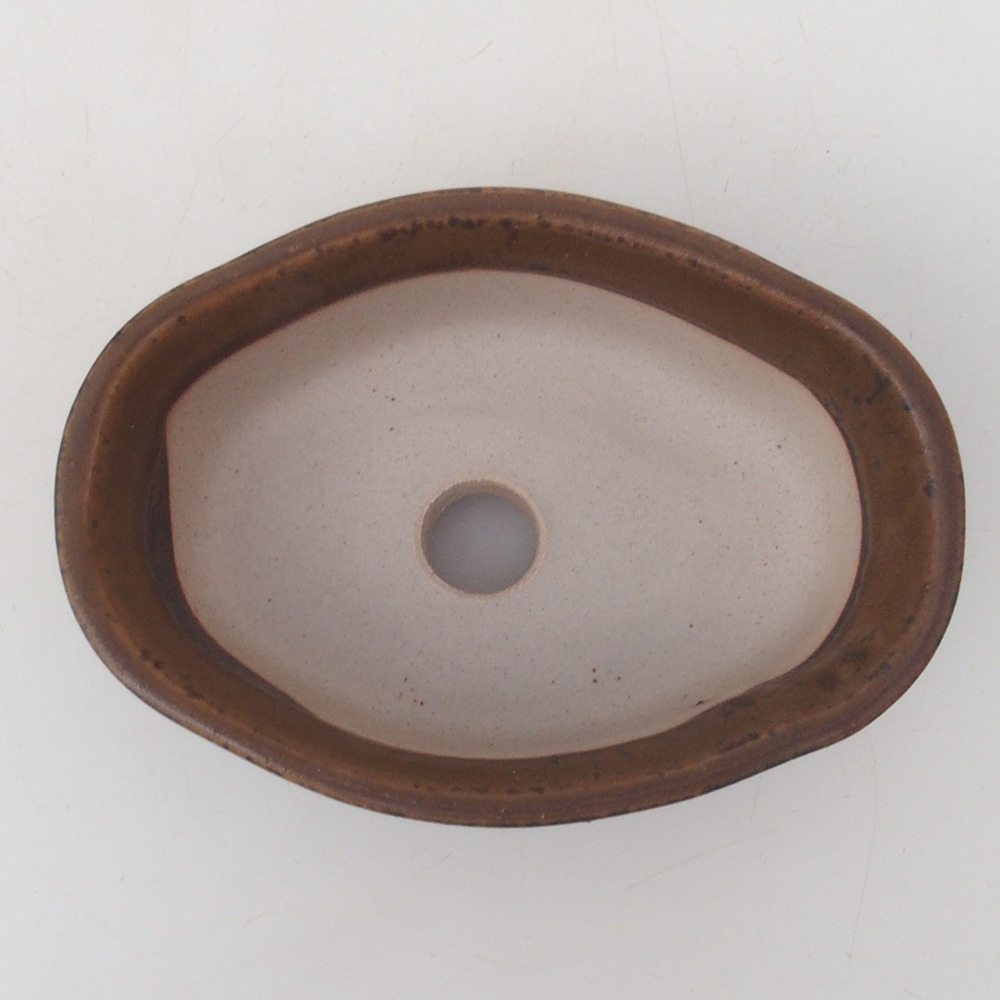 Bonsai miska H05 – 11 x 8 x 4 cm. - hnedá
