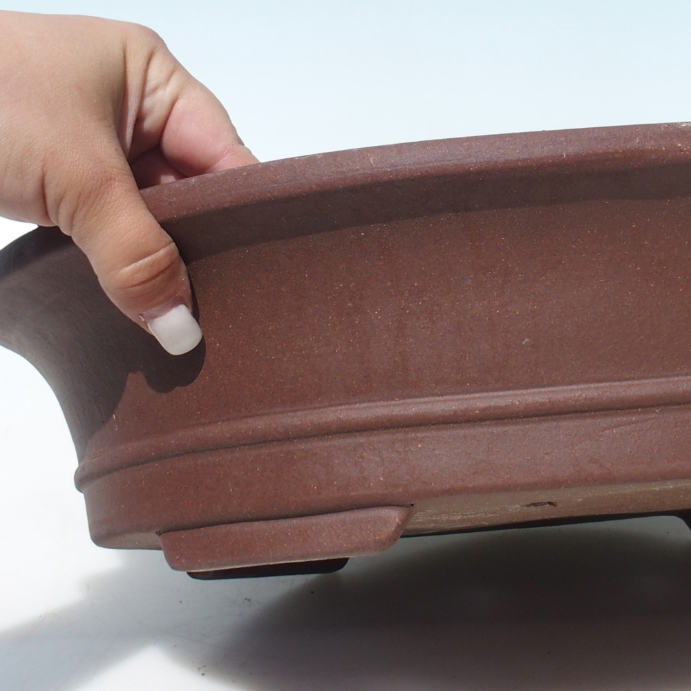 Miska na bonsaj 41,5 x 33,5 x 10 cm breza hnedá