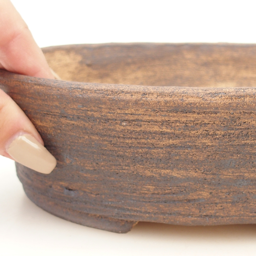 Miska na bonsaj 20 x 16 x 6 cm , farba hnedá