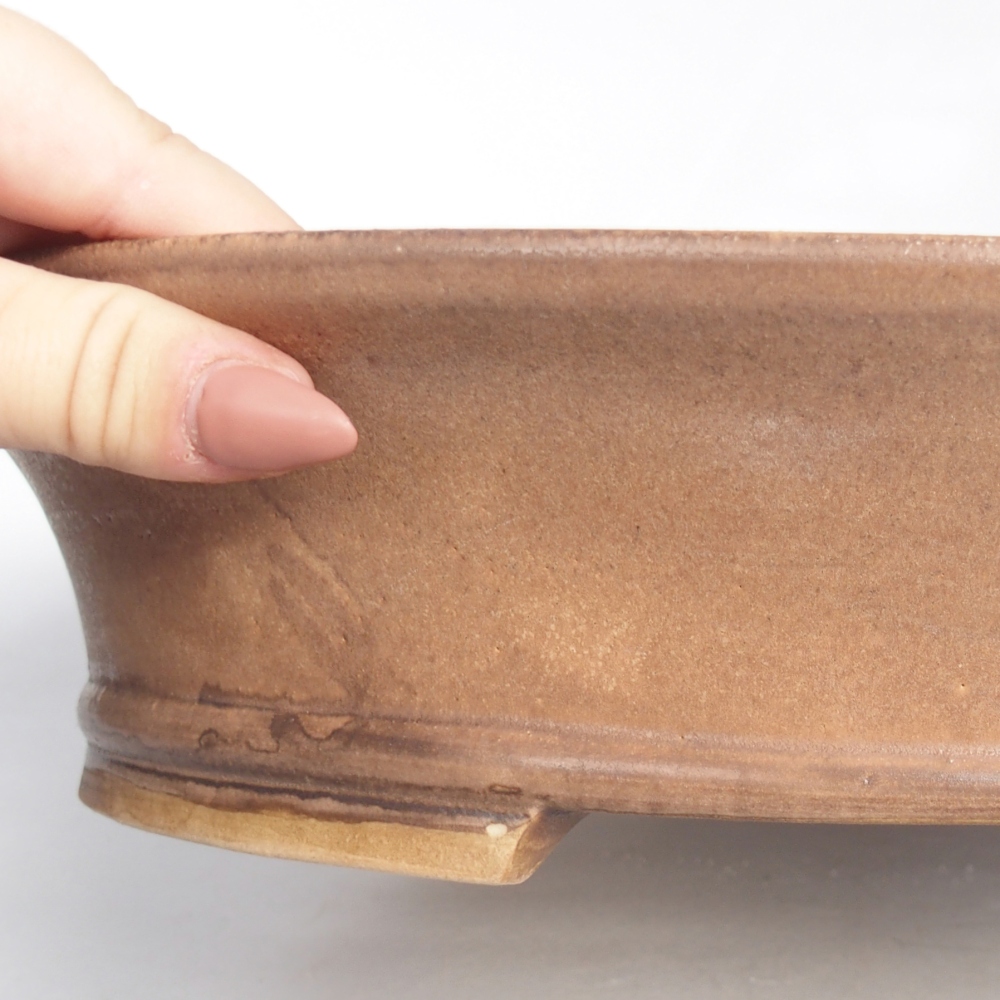 Keramická miska na bonsaje 32 x 29 x 7 cm, ružová