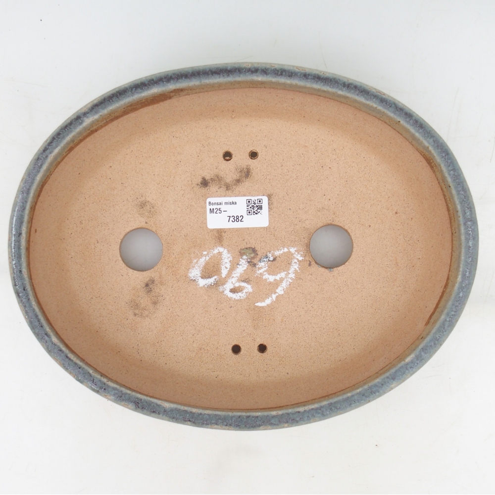 Miska na bonsaj 27 x 21 x 7,5 cm , farba modrá