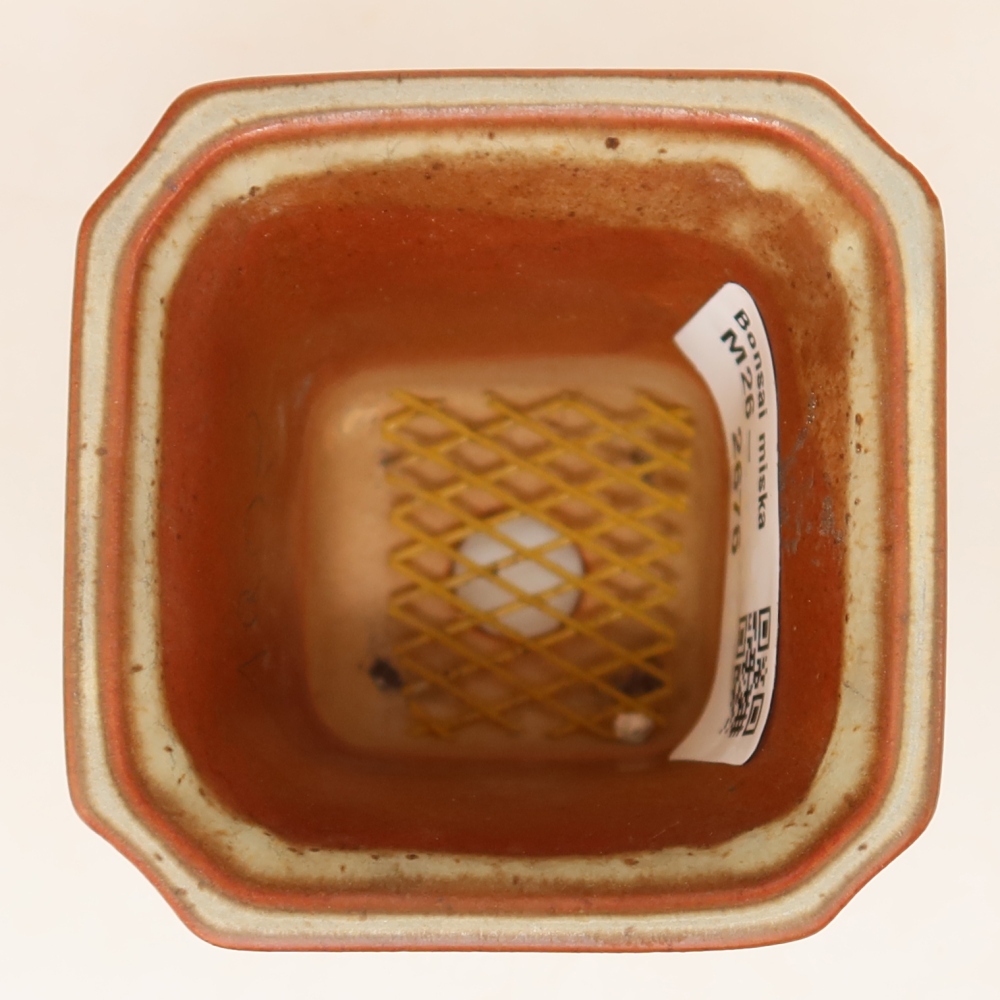 Keramická miska  6,5 x 6,5 x 7 cm, farba béžová