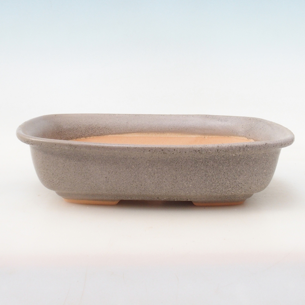 Bonsai miska + podmiska H09 - 30 x 23 x 7,5 cm. - béžová