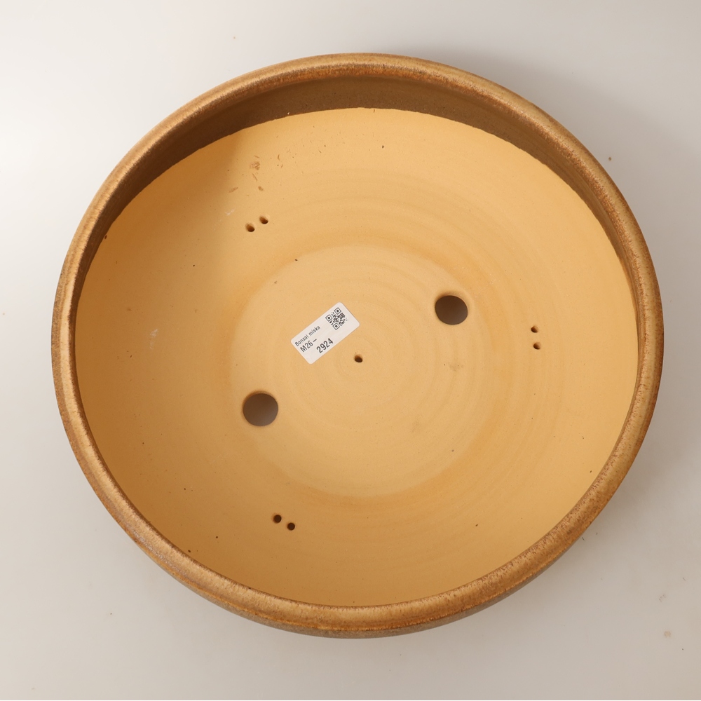 Keramická miska na bonsaje 32 x 32 x 10,5 cm, farba hnedá – IBA OSOBNÝ ODBER alebo preprava na palete