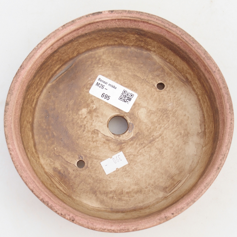 Keramická bonsajová miska 25 x 20 x 7,5 cm, zelená