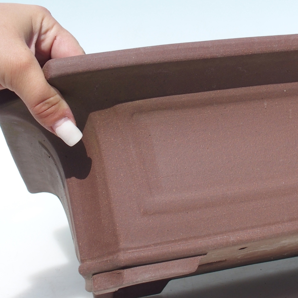 Miska na bonsaj 40,5 x 31,5 x 13 cm breza hnedá