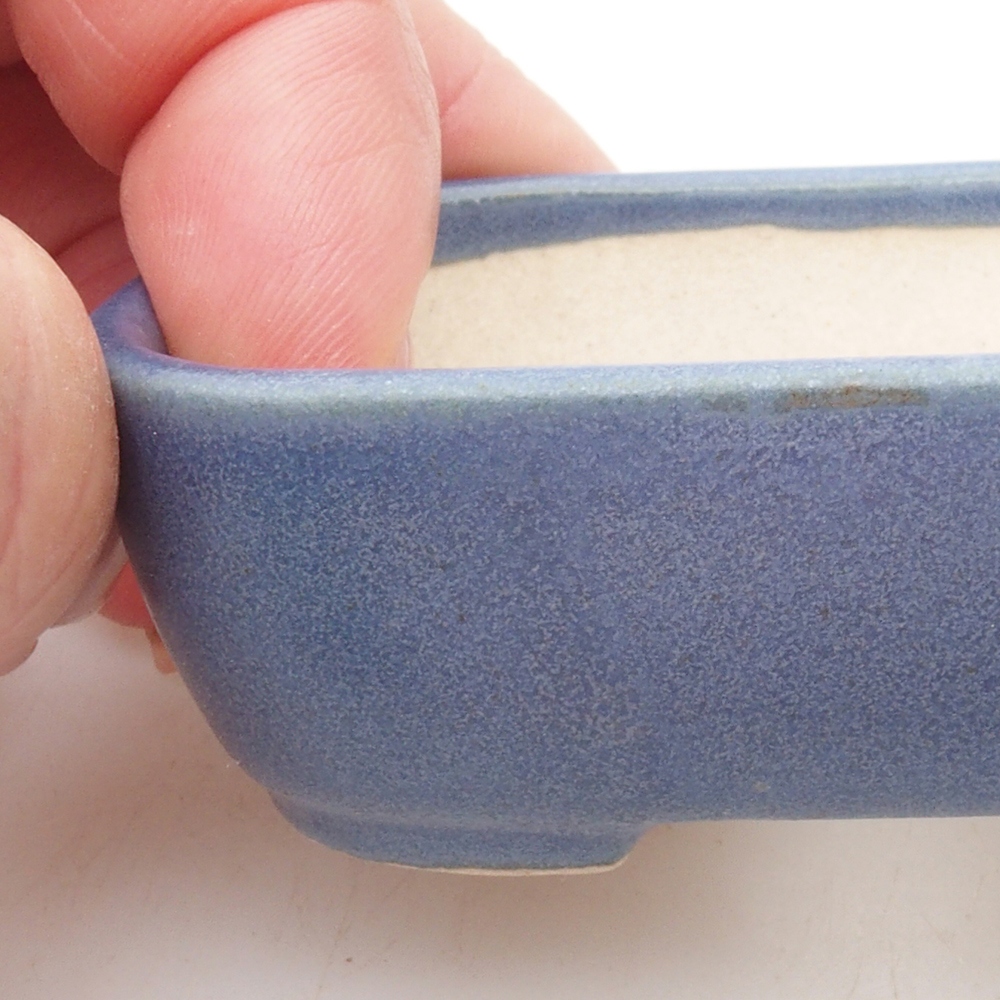 Mini bonsai miska 7 x 5,5 x 2  cm, farba modrá