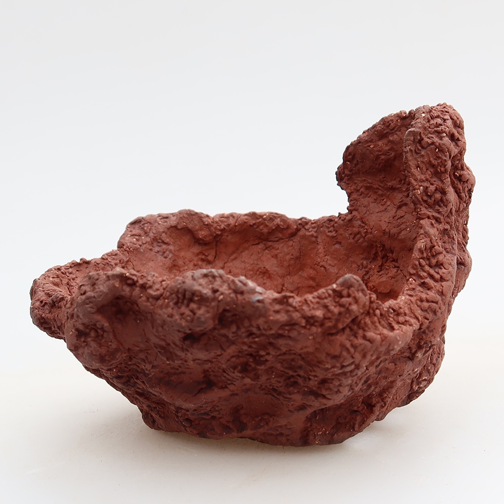 Keramická škrupina 10 x 8 x 7 cm, farba hnedá