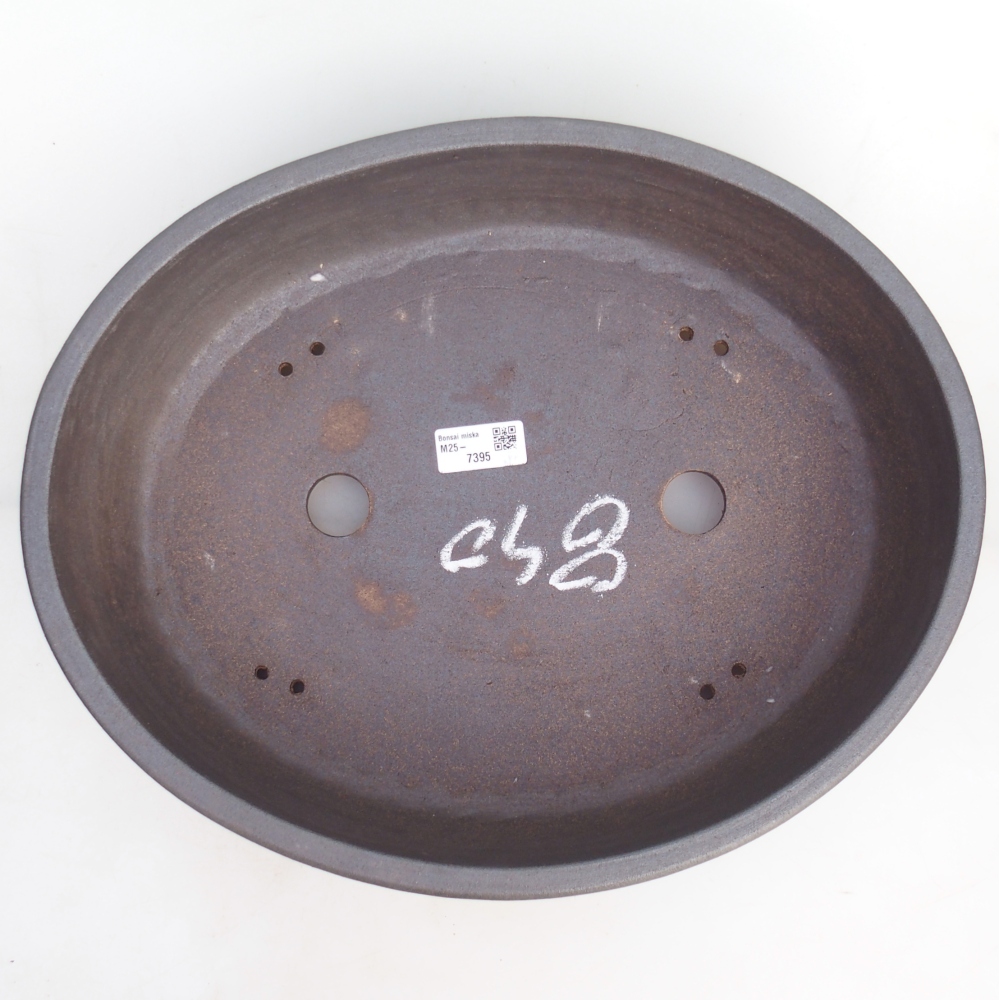 Miska na bonsaj 39 x 31,5 x 9,5 cm , farba hnedá