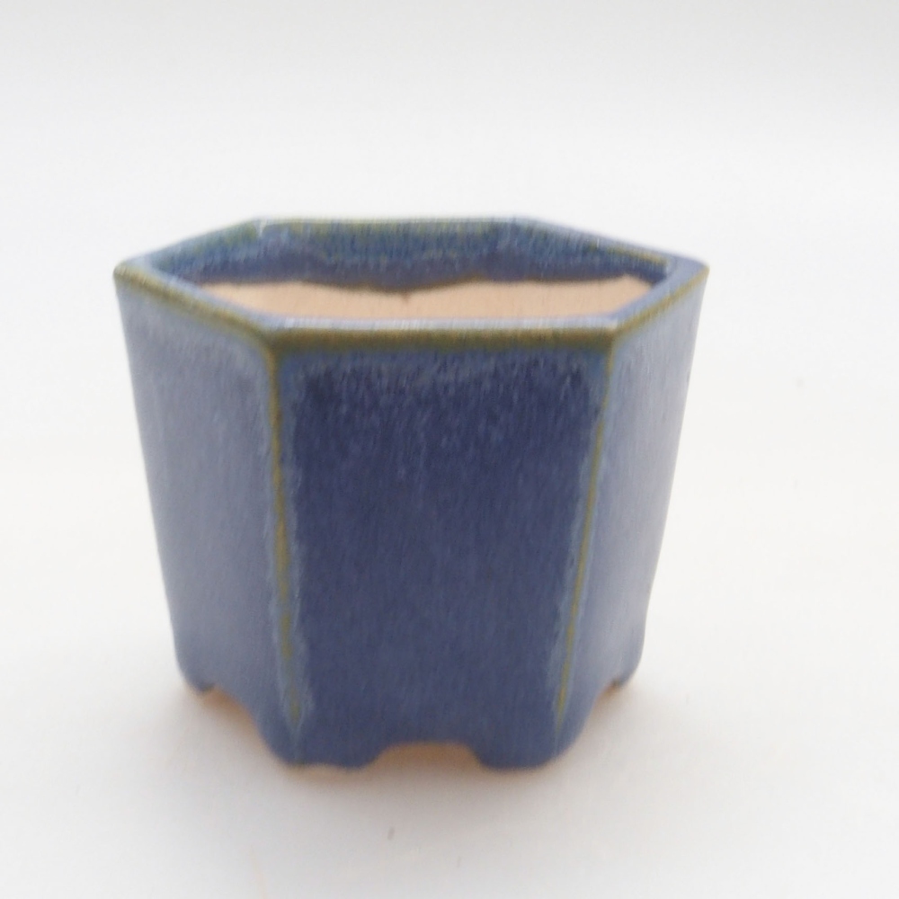 Mini bonsai miska 4,5 x 4 x 3,5 cm, farba modrá