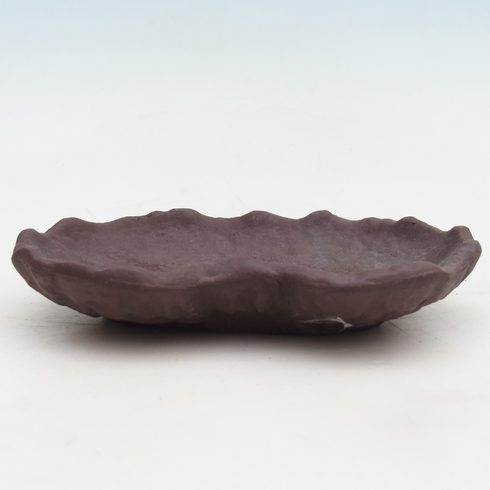 Keramická mušľa 17 x 12 x 3 cm , farba hnedá