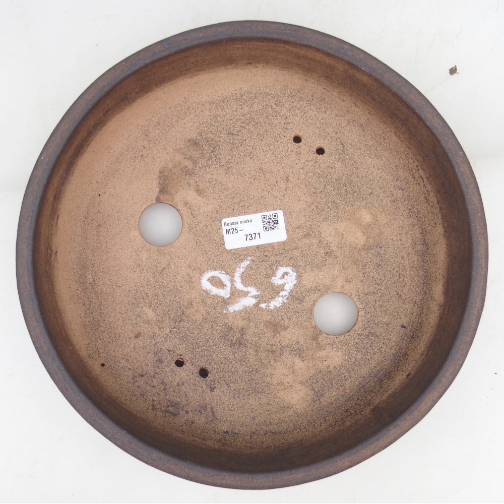 Miska na bonsaj 27 x 27 x 7 cm , farba hnedá