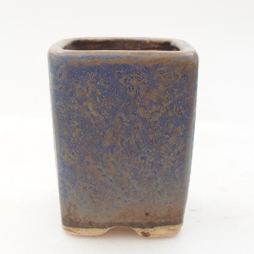 Keramická bonsai miska 5 x 5 x 6,5 cm, farba modra