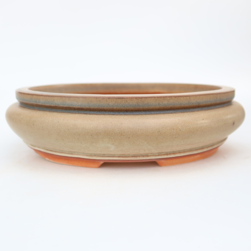 Keramická miska  23 x 23 x 7 cm, farba béžová