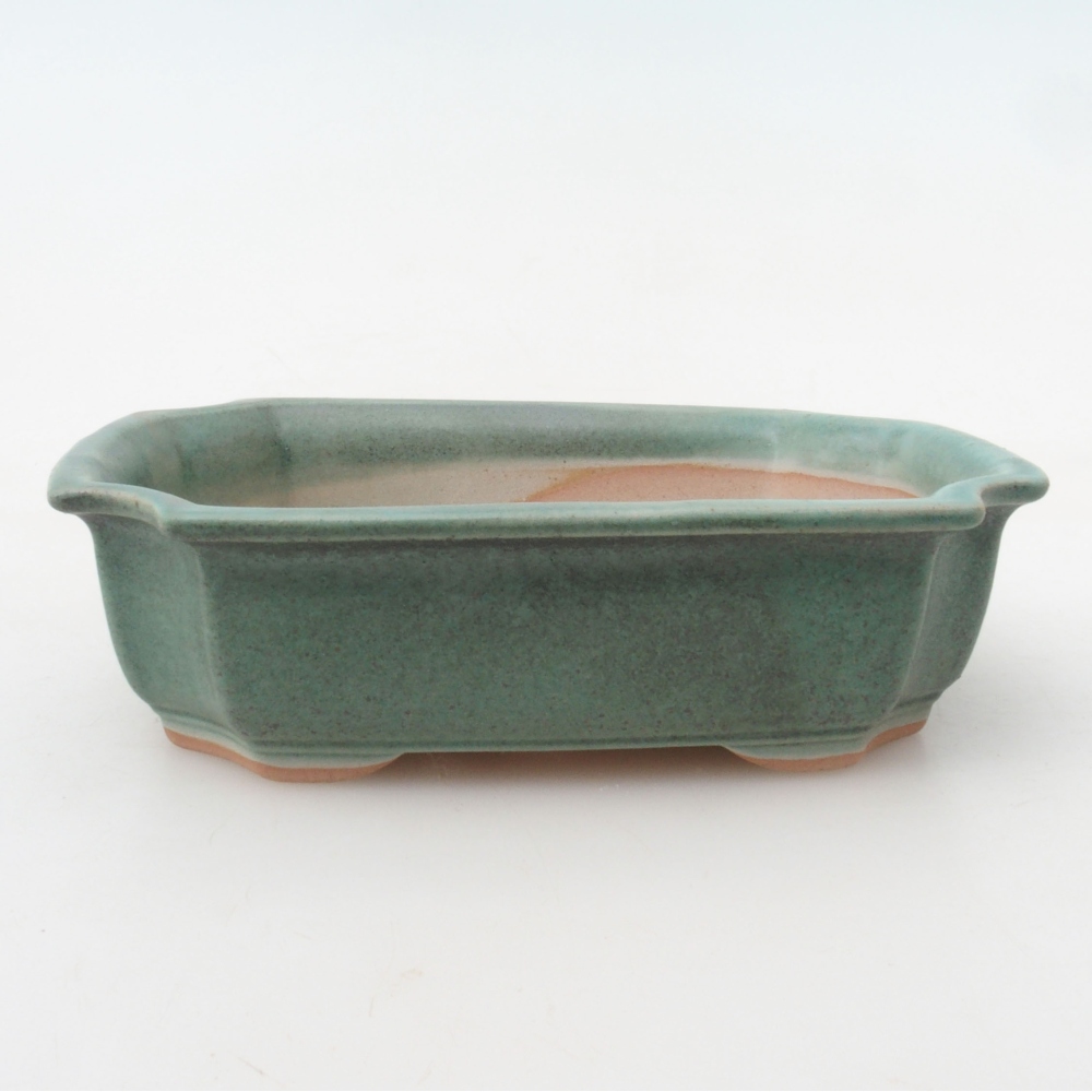 Bonsai miska H03 – 16,5 x 12 x 4,5 cm. - zelená
