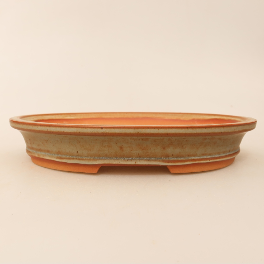 Keramická miska  21 x 14,5 x 3,5 cm, farba béžová