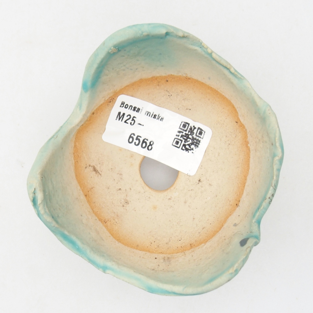 Keramická mušľa 8,5 x 8 x 5 cm, farba modrá