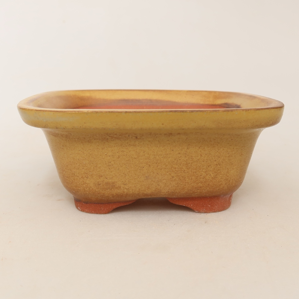 Keramická miska  12 x 12 x 5 cm, farba žltá