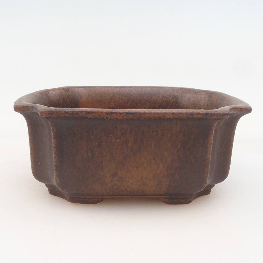 Bonsai miska H01 - 12 x 9 x 5 cm - hnedá