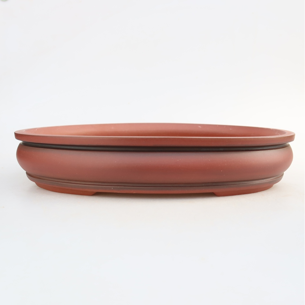 Keramická miska  31 x 23,5 x 5,5 cm, farba tehlová