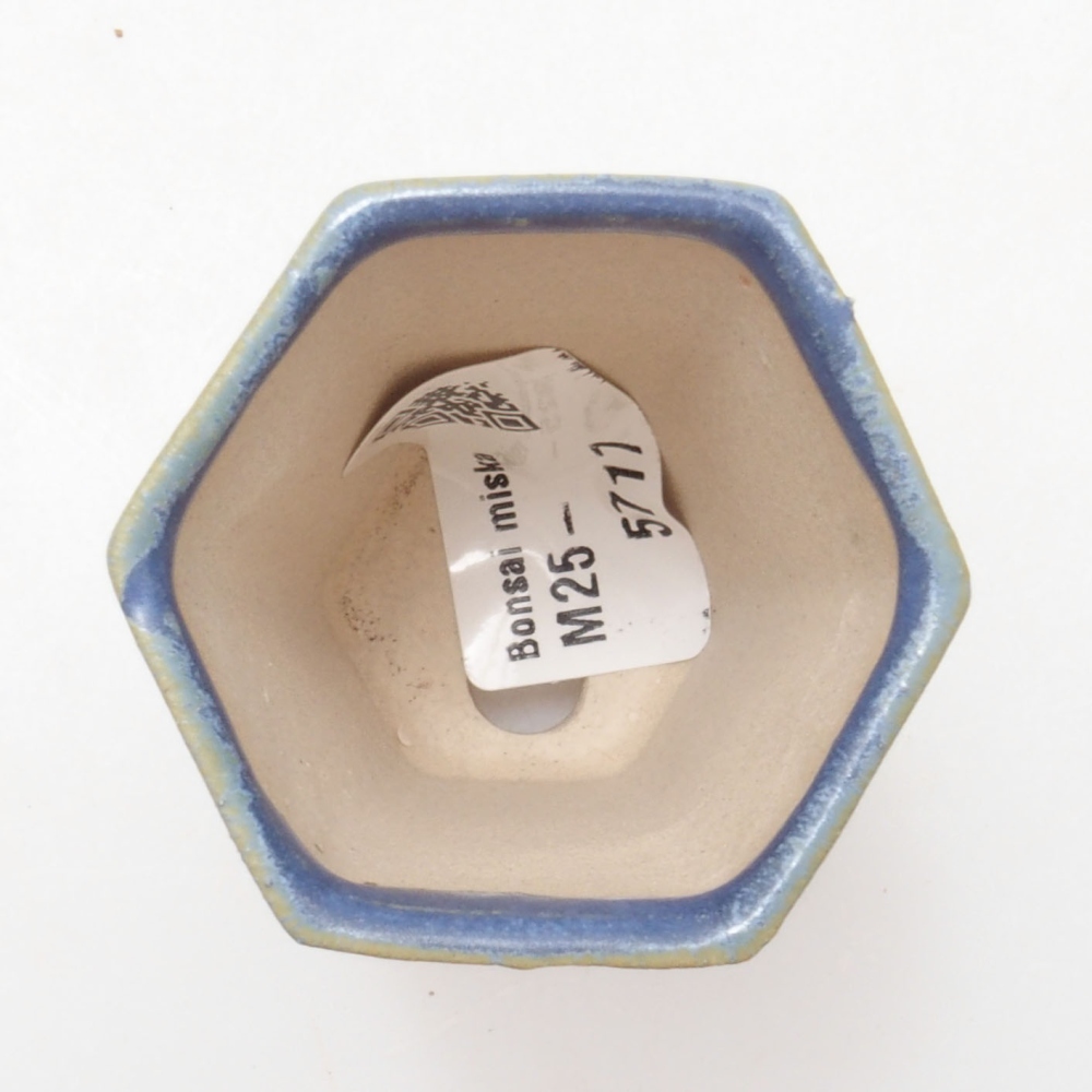 Mini bonsai miska 4,5 x 4,5 x 6,5 cm, farba modrá