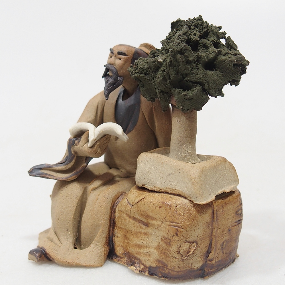 Keramická figúrka - Bonsaiista