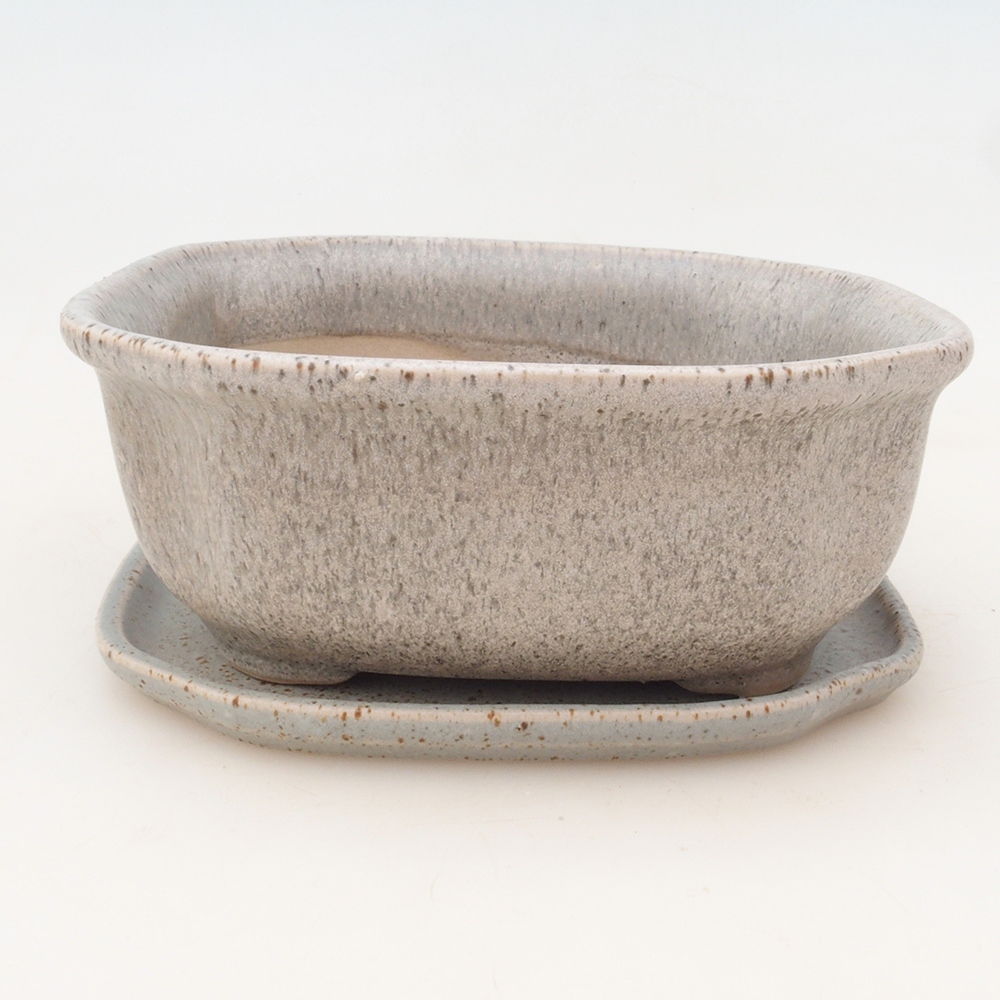 Bonsai miska + podmiska H31 - 14x12x6, 5 cm