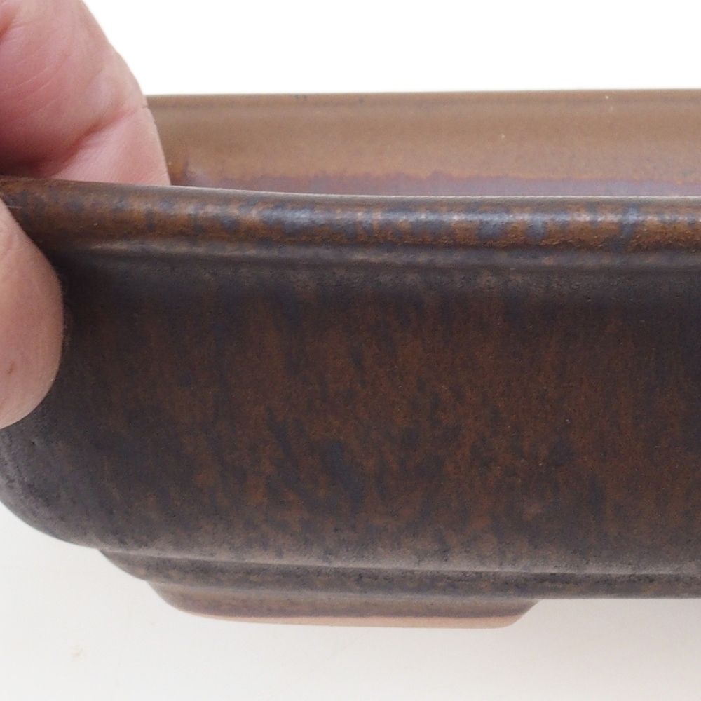 Bonsai miska H09 – 30 x 23 x 7,5 cm. - hnedá