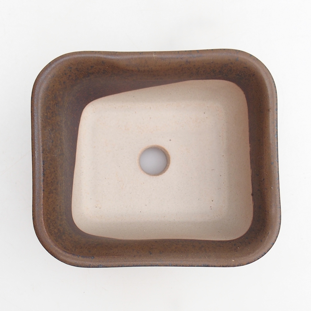 Miska na bonsaj H38 - 12 x 10,5 x 5 cm. hnedá