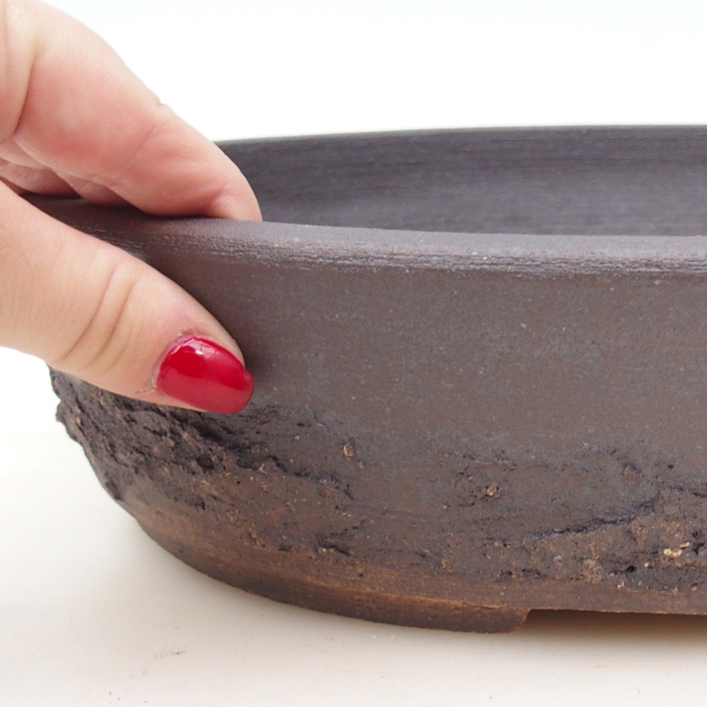 Miska na bonsaj 32,5 x 26 x 7 cm , farba hnedá