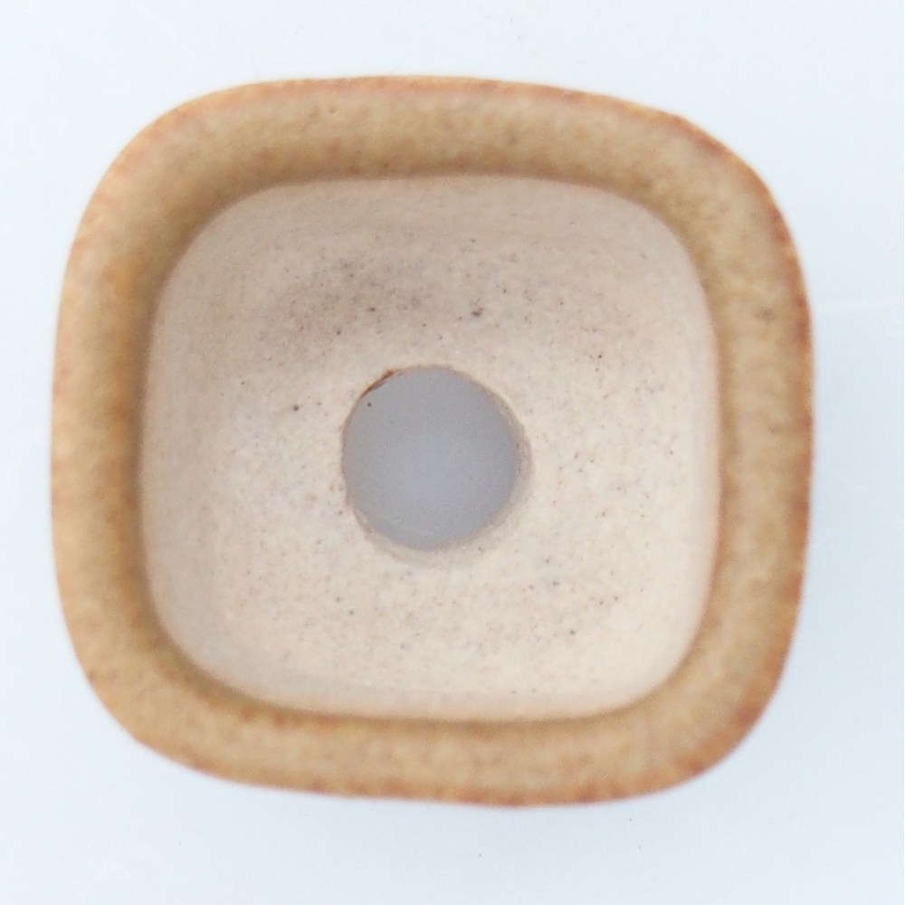 Mini bonsajová miska 2 x 2 x 1,5 cm, hnedá