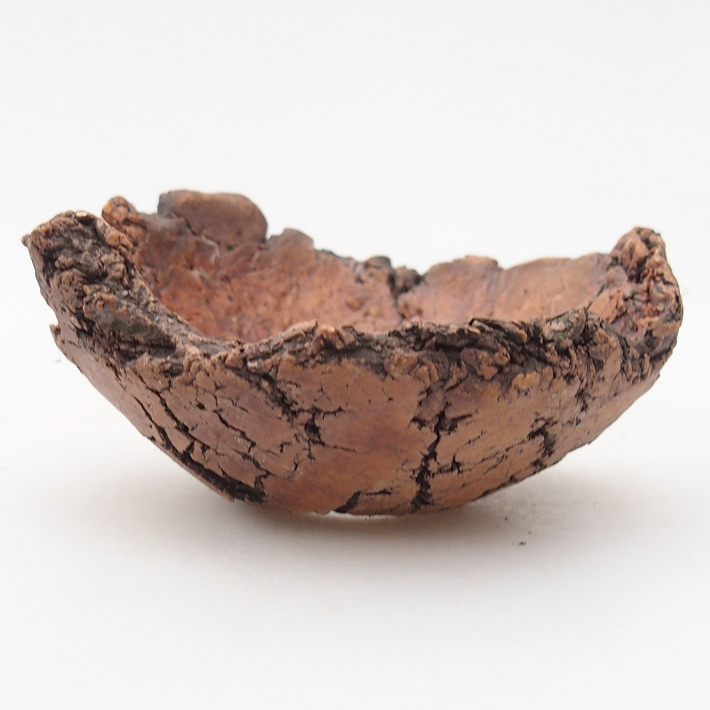 Keramická mušľa 9,5 x 8,5 x 5 cm , farba zelená