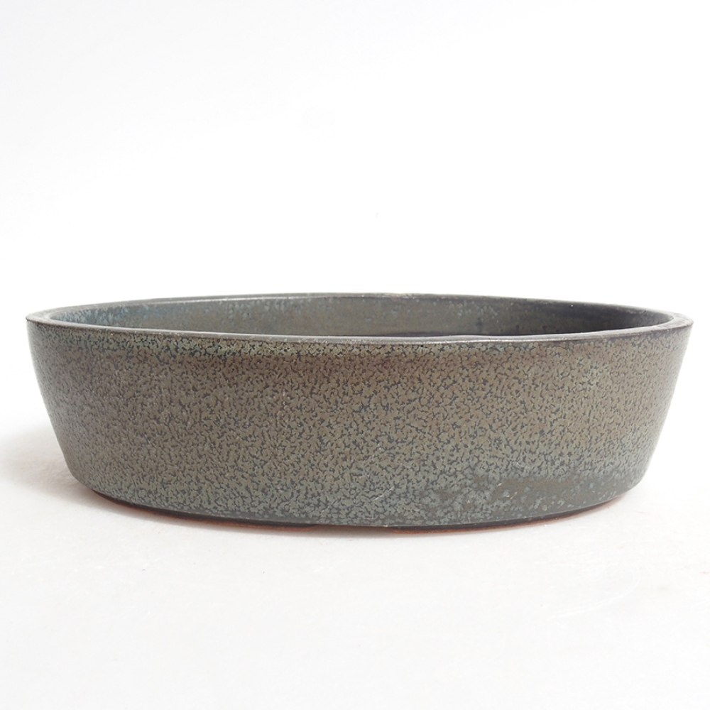 Keramická bonsai miska 16,5 x 11 x 4 cm, farba  šedá