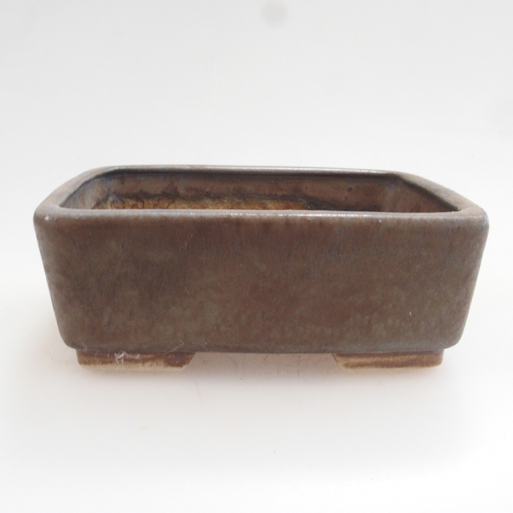 Keramická bonsai miska 9,5 x 8 x 3,5 cm, farba hnedá