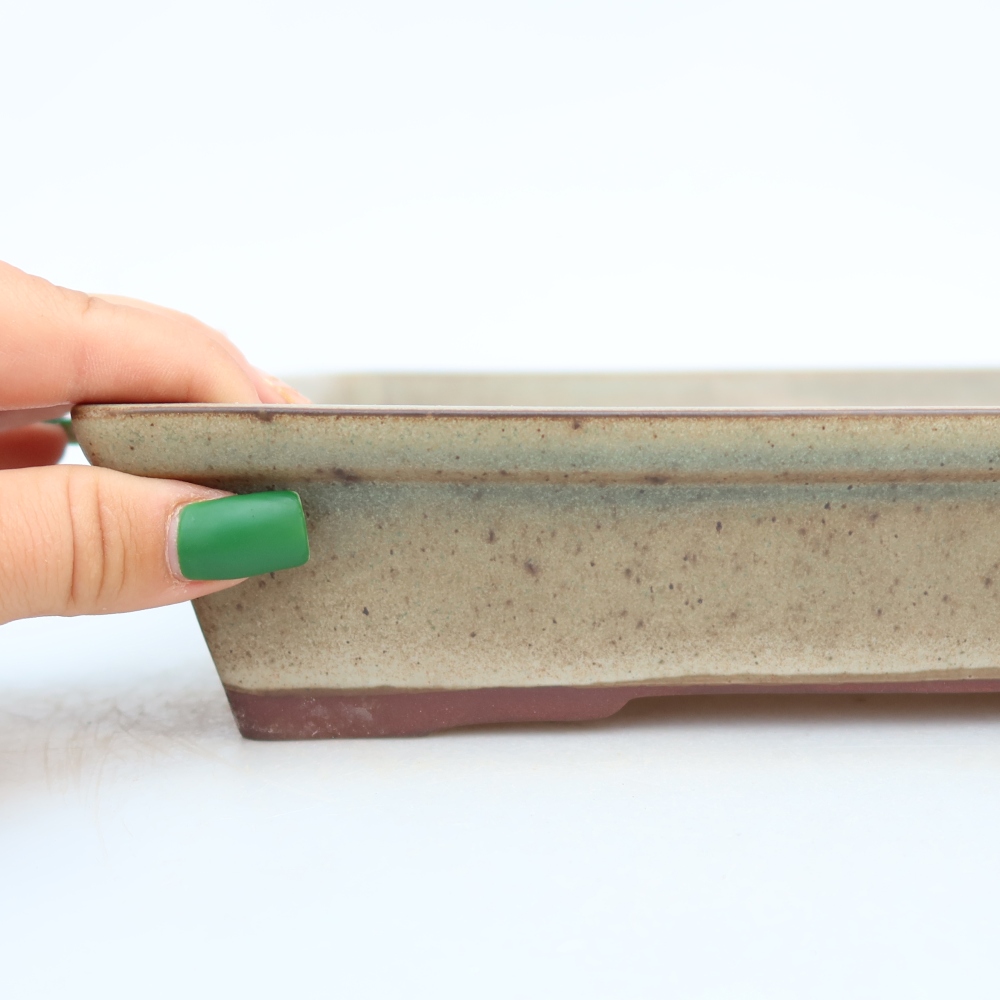 Keramická miska  26 x 19,5 x 5,5 cm, farba béžová