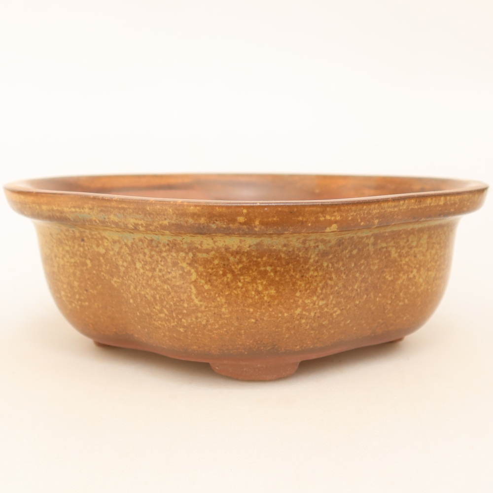 Keramická miska  16,5 x 14,5 x 6 cm, farba hnedá